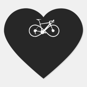 Fahrrad-Unendlichkeit Straße Fahrrad Racing Radfah Herz-Aufkleber
