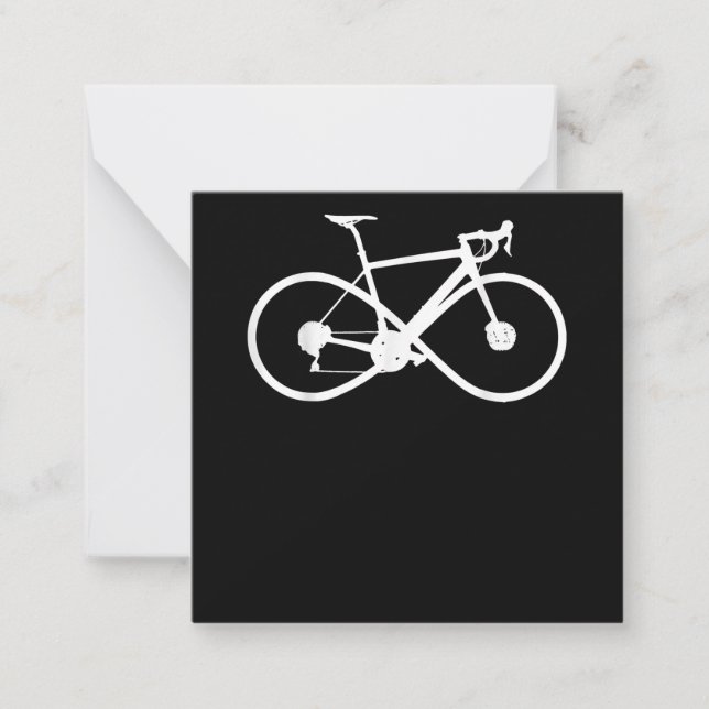 Fahrrad-Unendlichkeit Straße Fahrrad Racing Radfah Mitteilungskarte (Vorderseite)