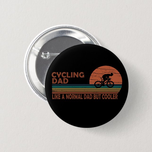 Fahrrad Vater wie ein normaler Vater, aber cooler Button (Vorne & Hinten)