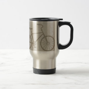 Fahrrad Vintage Sport Frieden Liebe Schicksal Reisebecher