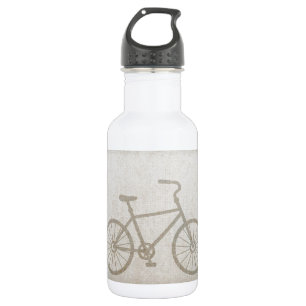 Fahrrad Vintage Sport Frieden Liebe Schicksal Trinkflasche