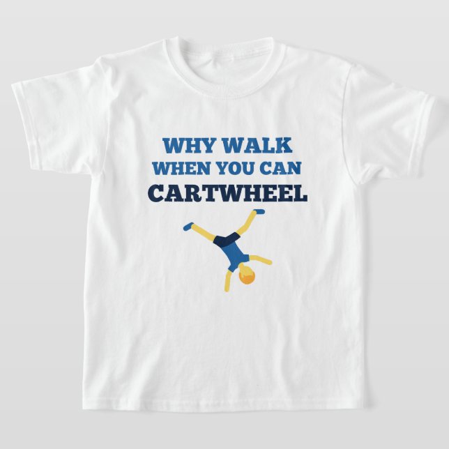 Fahrrad, warum gehen, wenn Sie das Auto blau T-Shirt (Ablage )