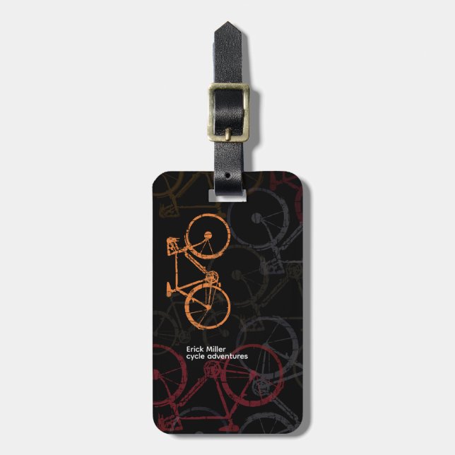 Fahrradabenteuer Gepäckanhänger (Vorderseite vertikal)