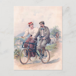 Fahrradausbau, 1896 postkarte