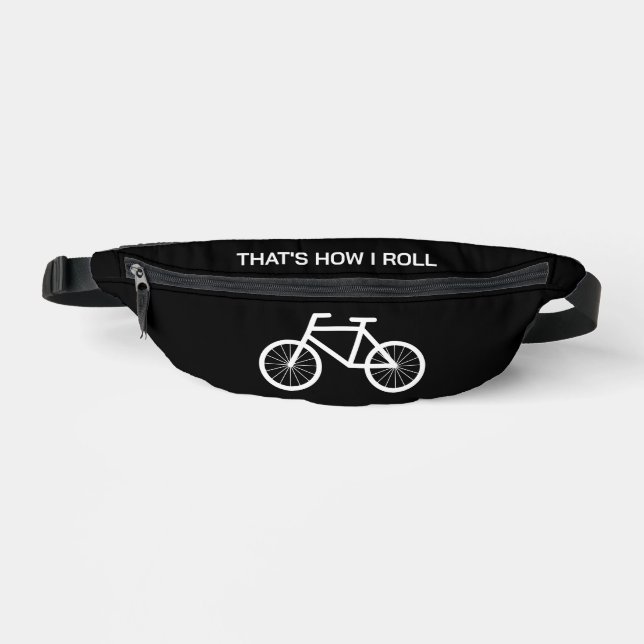 Fahrradbeutel mit Hüftgurt Bauchtasche (Vorderseite)
