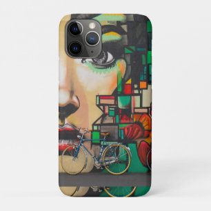 Fahrräder auf Graffiti-Wand Case-Mate iPhone Hülle