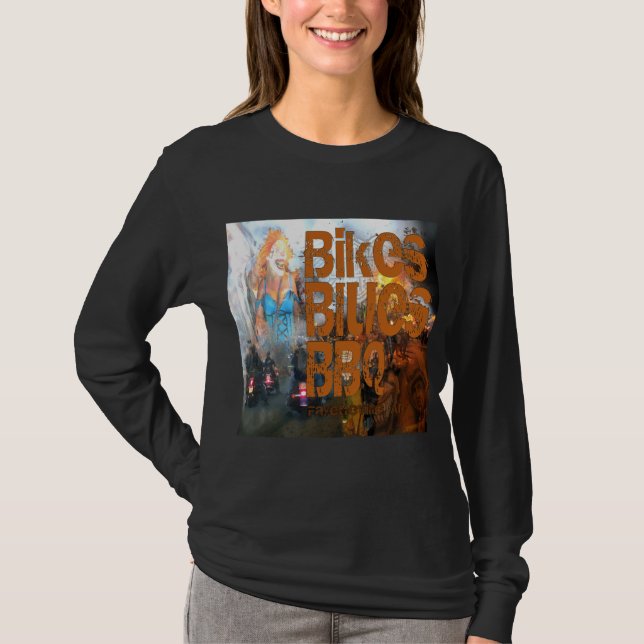 Fahrräder, Blues u. GRILLEN-T-Shirts T-Shirt (Vorderseite)