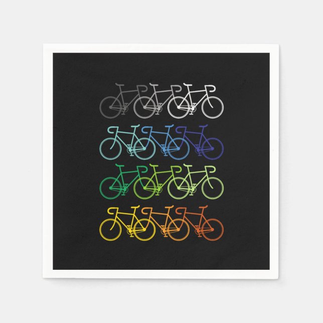Fahrräder Fahrräder Fahrrad Fahrrad Fahrrad Fahrra Serviette (Vorderseite)