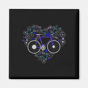 Fahrräder Herz Cute Mtb Straße Rennen Fahren Liebh Magnet