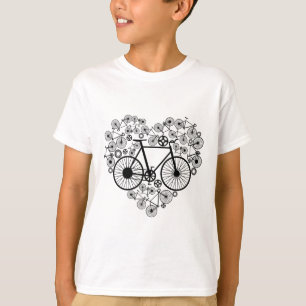 Fahrräder Herz Süß Mtb Straße Rennen Fahren Liebha T-Shirt