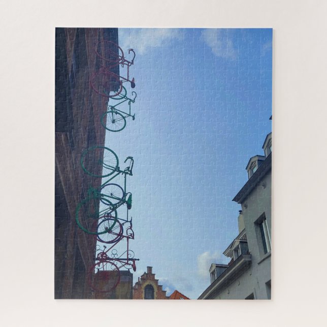 Fahrräder in Belgien (Vertikal)