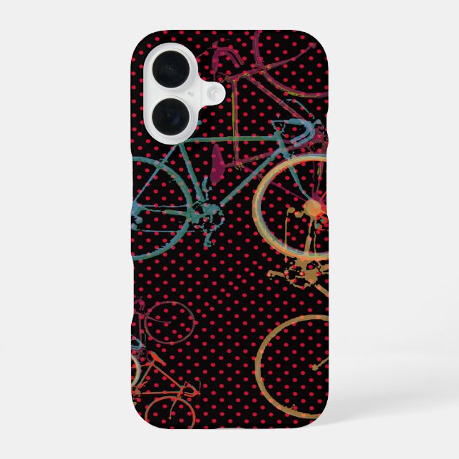 Fahrräder iPhone 16 Hülle (Rückseite)