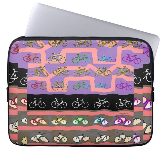 Fahrräder Laptopschutzhülle (Vorderseite)