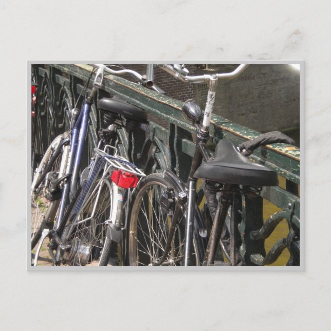 Fahrräder Postkarte (Vorderseite)