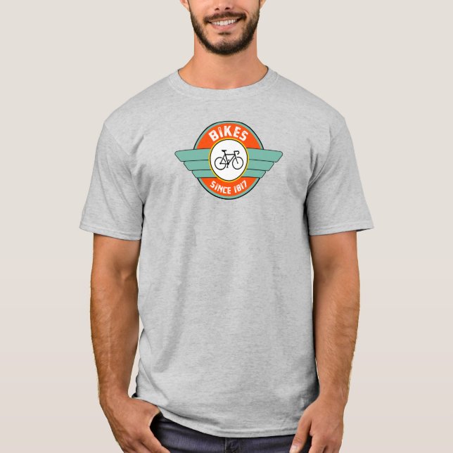Fahrräder, seit 1817 T-Shirt (Vorderseite)