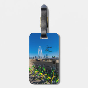 Fahrräder und Dallas Gepäckanhänger