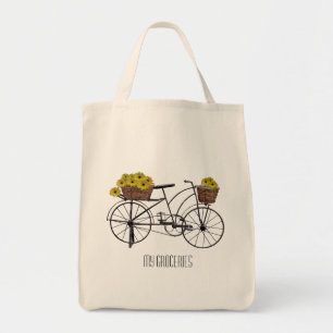 Fahrräder und Körbe von Blume Tragetasche