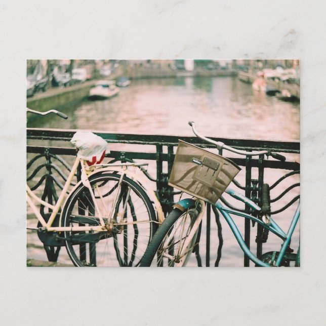 Fahrräder von Amsterdam Postkarte (Vorderseite)