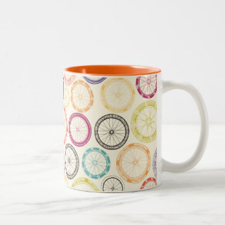 Fahrräder Zweifarbige Tasse