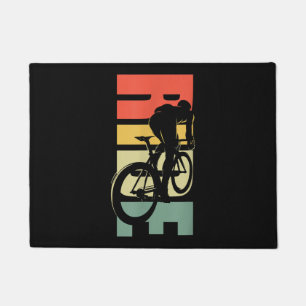 Fahrradfahren Fußmatte