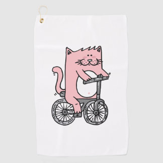 Fahrradfahren Golfhandtuch
