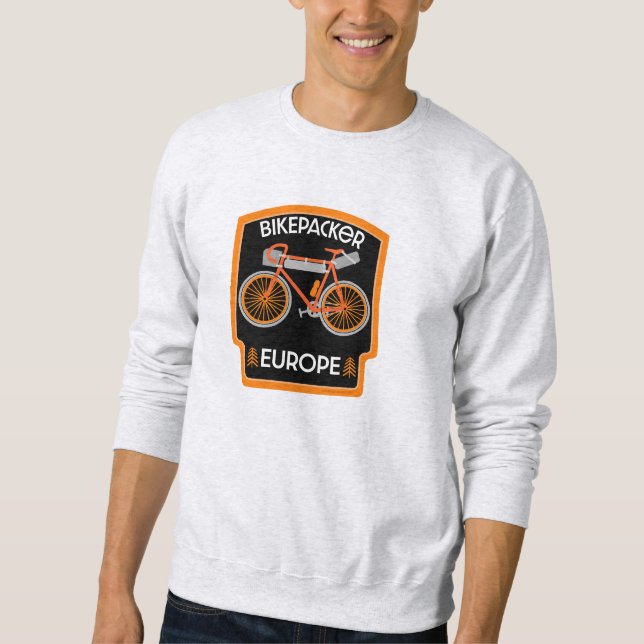 Fahrradfahren in Europa Sweatshirt (Vorderseite)