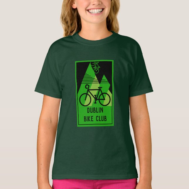 Fahrradfahren in Irland T-Shirt (Vorderseite)