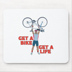 Fahrradfahren Mousepad