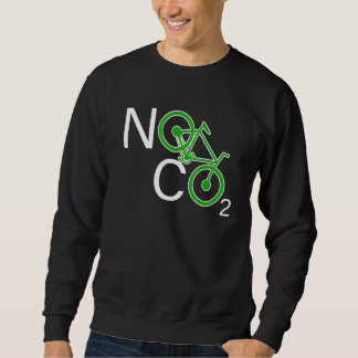 Fahrradfahren ohne CO2 gegen den Klimawandel Keine Sweatshirt