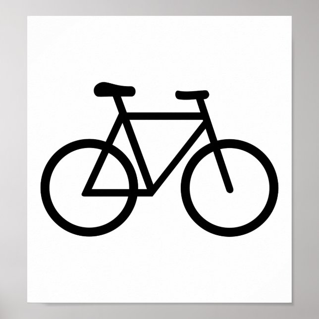 Fahrradfahren Poster (Vorne)