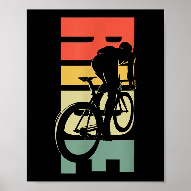 Fahrradfahren Poster (Vorne)