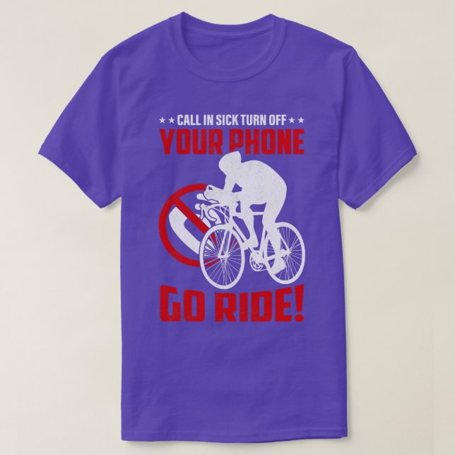 Fahrradfahren T-Shirt (Design vorne)