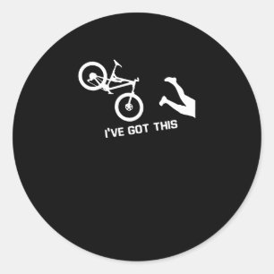 Fahrradfahren Verfolge mich nicht, ich Got mal Runder Aufkleber