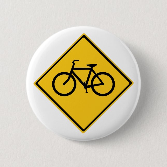 Fahrradfahrer Button (Vorderseite)