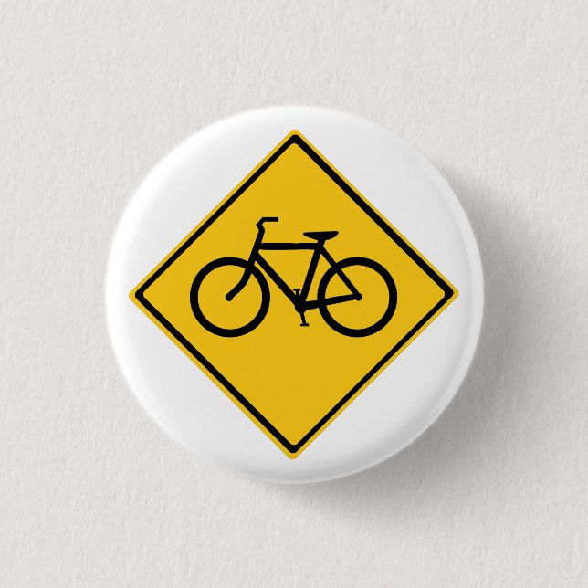 Fahrradfahrer Button (Vorderseite)