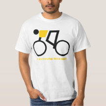 Fahrradfahrer fahren nach seinem Brauch