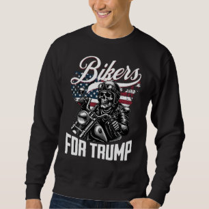 Fahrradfahrer für Trump 2024 Wahlen in den USA 47. Sweatshirt