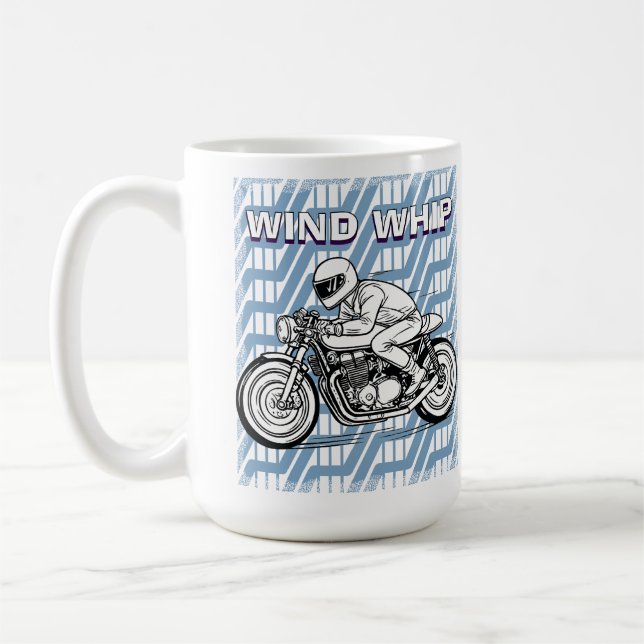 Fahrradfahrer Kaffeetasse (Links)