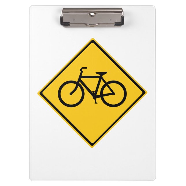 Fahrradfahrer Klemmbrett (Vorderseite)