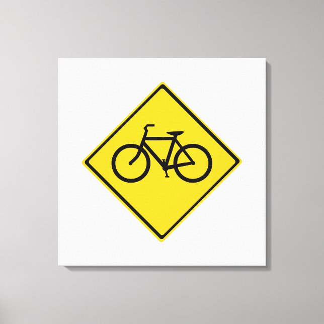 Fahrradfahrer Leinwanddruck (Vorderseite)