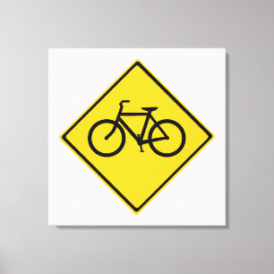 Fahrradfahrer Leinwanddruck