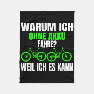 Fahrradfahrer Mtb Statement Biker Mountainbike G Fleecedecke