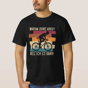 Fahrradfahrer Rennrad Retro T-Shirt