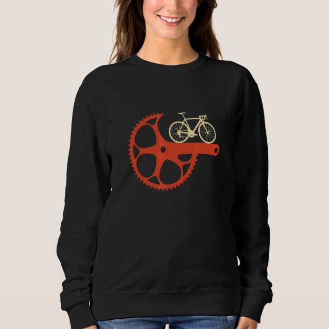 Fahrradfahrer Sweatshirt (Vorderseite)