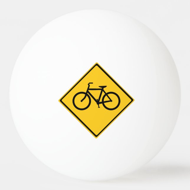 Fahrradfahrer Tischtennisball (Vorderseite)
