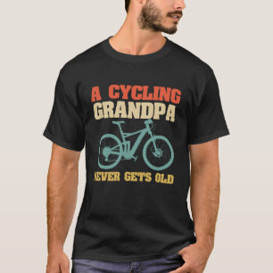 Fahrradfahrerin Opa bekommt nie alten Shirt-T - Sh T-Shirt