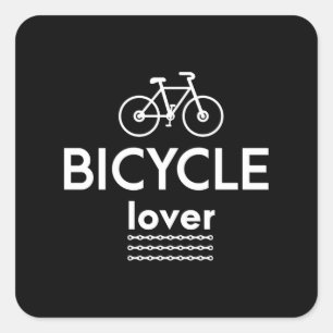 Fahrradfahrzeug Shirt für Radlover Cyclogist MTB  Quadratischer Aufkleber