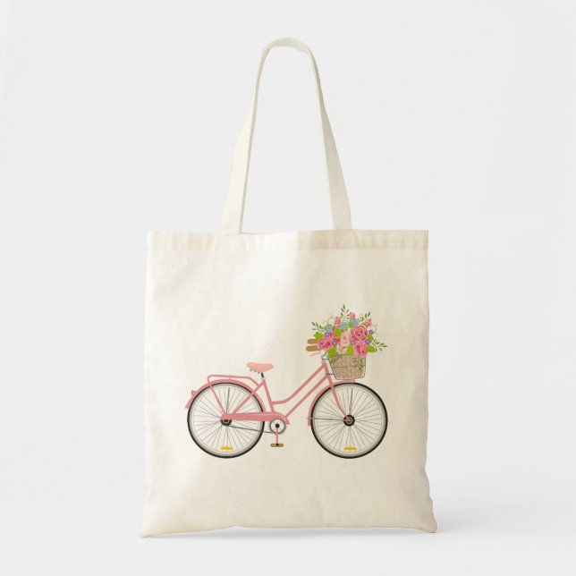 Fahrradfloral Tragetasche (Vorne)