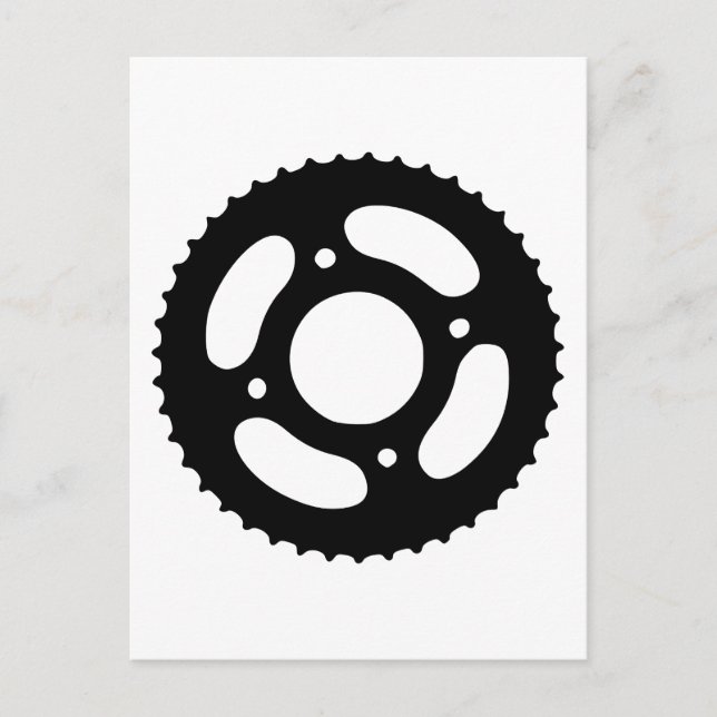 Fahrradgetriebe Postkarte (Vorderseite)