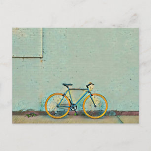 Fahrradgifte für sie postkarte